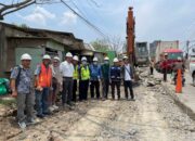 DBMSDA Kabupaten Tangerang Gerak Cepat, Perbaiki Jalan Raya Legok