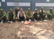 Bhabinkamtibmas Polsek Rajeg Giat Sambang Anggota Linmas