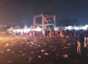 Konser Lentera Festival Rusuh, Masa Bakar Panggung