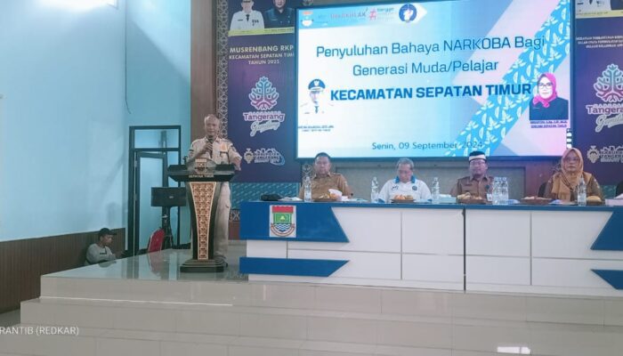 Pemuda Dan Pelajar Di Kecamatan Sepatan Timur dapat sosialisasi Bahaya Narkoba