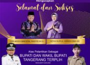 Pemerintah Desa Rajeg Mulya Kecamatan Rajeg Mengucapkan Selamat Dan Sukses Di Lantiknya Bupati dan Wakil Bupati kabupaten Tangerang Periode 2025-2030