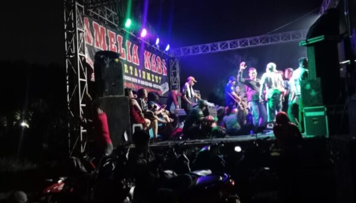 Pesta Hiburan Malam di Gelam Jaya Pasar Kemis Memicu Kekhawatiran Warga