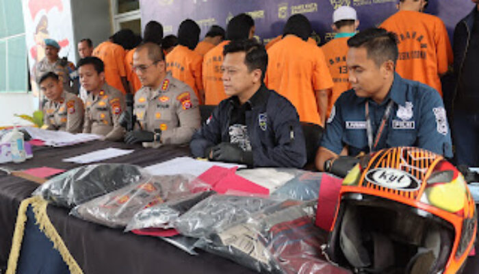 Polresta Tangerang Ungkap Kasus 3C 20 Orang Pelaku Kejahatan Diringkus