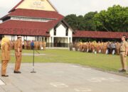 Moch Maesyal Rasyid Bupati Tangerang Pimpin Apel Perdana
