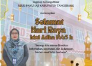 Segenap Keluarga Besar RSUD Pakuhaji Mengucapkan Selamat Hari Raya Idul Adha 1446 Hijriah