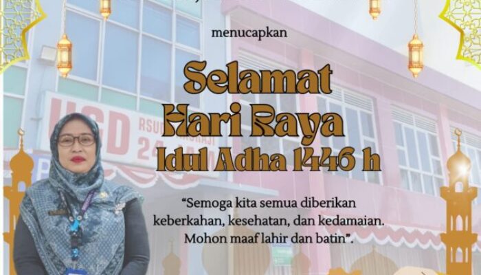 Segenap Keluarga Besar RSUD Pakuhaji Mengucapkan Selamat Hari Raya Idul Adha 1446 Hijriah