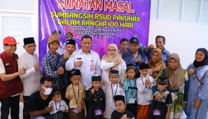 Khitanan Massal Gratis RSUD Pakuhaji Diikuti 217 Anak