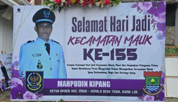 Bukan Ucapan Biasa, Pesan MH. Kipang Ketua APDESI Sekaligus Kepala Desa Tegal Kunir Lor untuk HUT ke-155 Kecamatan Mauk