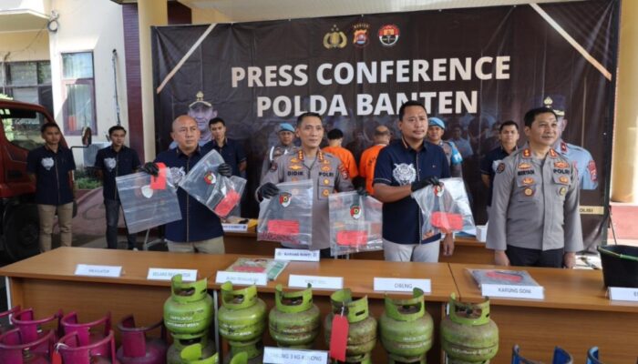 Praktik Pengoplosan Gas Elpiji Bersubsidi di Jambe Diungkap Polda Banten