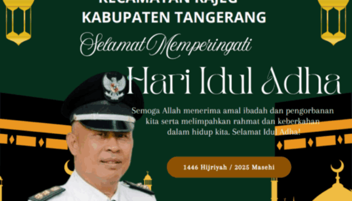 Pemerintah Desa Tanjakan Mekar Mengucapkan Selamat Hari Raya Idul Adha 1446 Hijriah