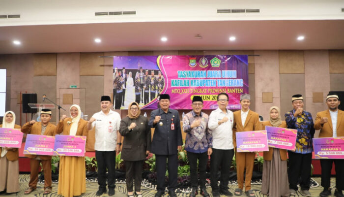 Hadiri Tasyakuran Juara Umum MTQ Provinsi Banten 2025, Bupati: Proses Tidak Mengkhianati Hasil