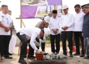 Bupati Tangerang Letakan Batu Pertama Pembangunan Mako Polsek Sepatan