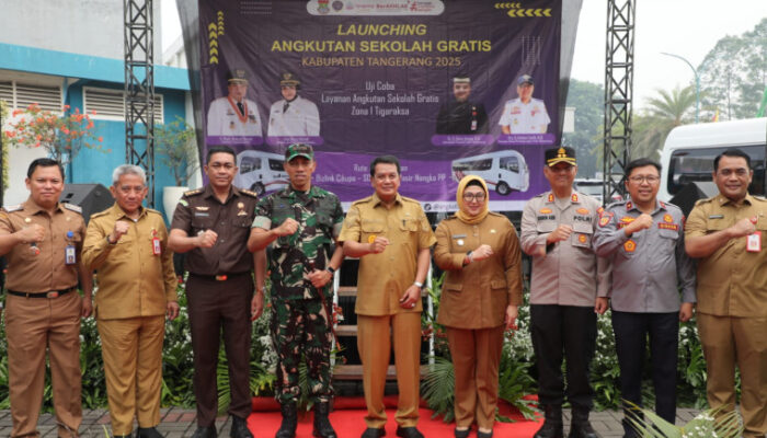Pemkab Tangerang Luncurkan Program Ujicoba Angkutan Sekolah Gratis Bagi Pelajar