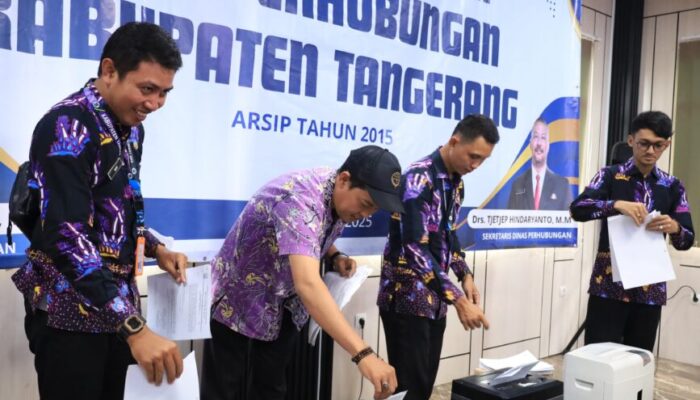 Dinas Perhubungan Musnahkan 106 Arsip Inaktif