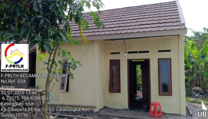 Sebanyak 35 Unit RTLH di Kecamatan Solear Dibedah, Ini Kata Warga Desa Pasanggrahan