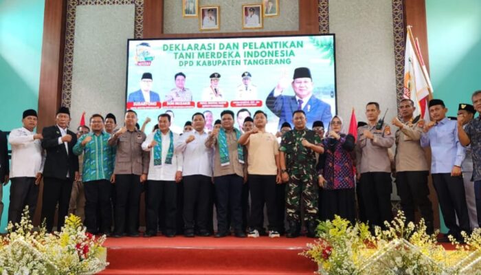 Deklarasi Pelantikan Tani Merdeka Indonesia DPD Kabupaten Tangerang