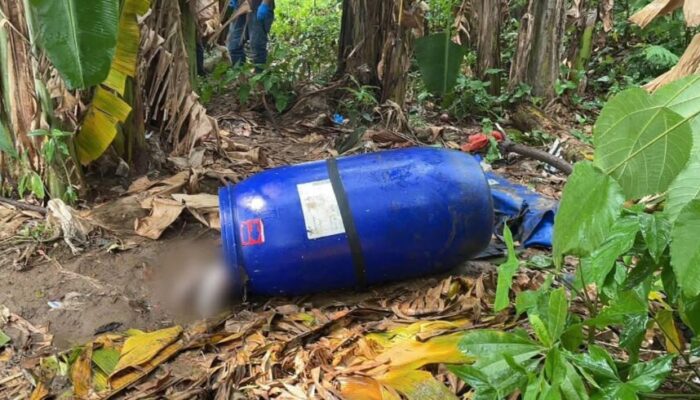 Penemuan Mayat Perempuan Dalam Tong Plastik Di Sungai Cisadane Gegerkan Warga
