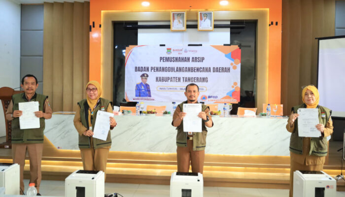 BPBD Musnahkan 575 Arsip Lama, Pastikan Tata Kelola Kearsipan Tertib