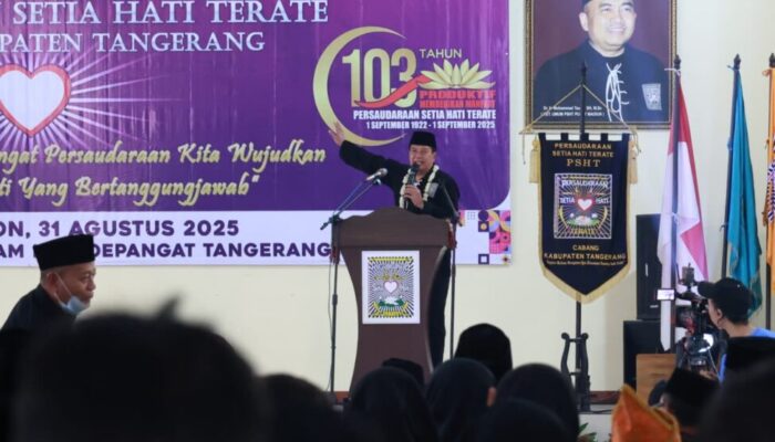 Bupati Tangerang Dorong Warga PSHT Terus Perkuat Persatuan dan Persaudaraan