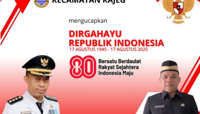 Pemerintah Kecamatan Rajeg Mengucapkan Dirgahayu RI Ke -80