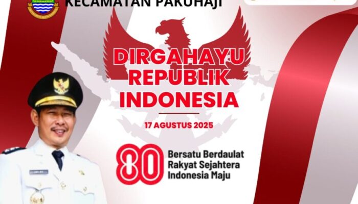 Pemerintah Kecamatan Pakuhaji Kabupaten Tangerang Mengucapkan Selamat Dirgahayu RI Ke -80