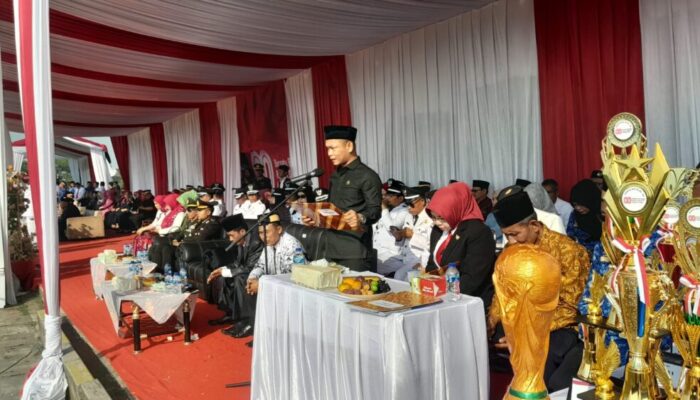 Anggota DPRD Kabupaten Tangerang Fraksi Partai Demokrat H. Suhro Wardi Diberi Mandat Baca Teks Proklamasi