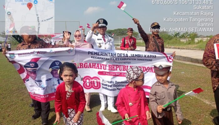 Pemdes Jambu Karya , Mengikuti Karnaval HUT RI Ke -80  Dengan Menampilkan  Seni Budaya