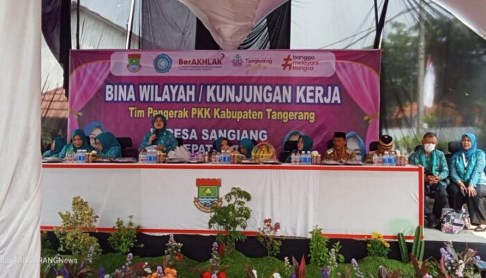 TP-PKK Kabupaten Tangerang Giat Binwil di Desa Sangiang Sepatan Timur