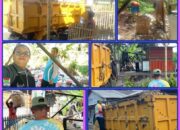 Warga Cikasungka Gandeng Team Orange Kecamatan Solear Giat Jumat Bersih