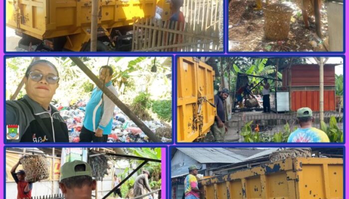 Warga Cikasungka Gandeng Team Orange Kecamatan Solear Giat Jumat Bersih