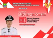 Kepala Desa Sukadiri Mengucapkan Dirgahayu RI Ke-80 Tahun