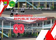 Jajaran Sekolah SMA Dan SMP Mathla’ul Anwar Desa Buaran Jati Mengucapkan Dirgahayu RI Ke -80 Tahun