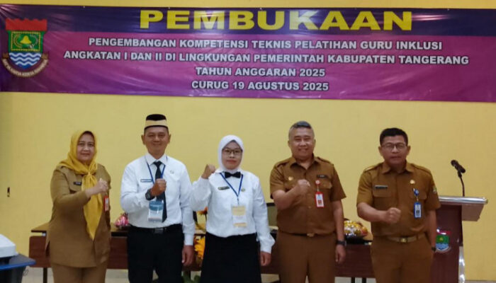 Wujudkan Pendidikan Berkeadilan, Pemkab Tangerang Gelar Pelatihan Pengembangan Kompetensi Guru Inklusi