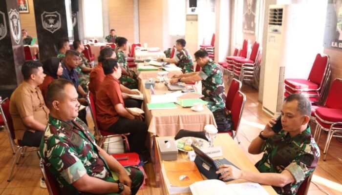 Audit Kinerja Itjenad, Perkuat Akuntabilitas Satuan Jajaran Korem 052/Wkr