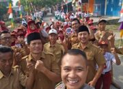 Talang Pintu Penyambut TP-PKK Pemkab Tangerang Di Desa Pekayon Dalam Giat Binwil