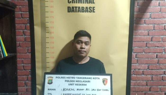 Edarkan Obat Keras Berkedok Kosmetik, Pria Asal Aceh Ditangkap Polsek Neglasari