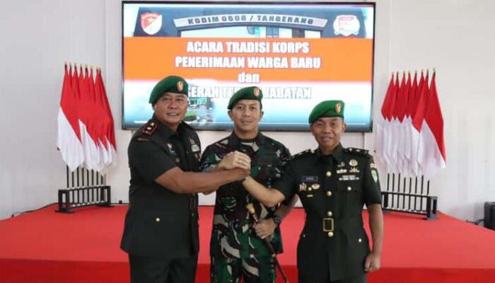 Tradisi Korps Kodim 0506/Tgr: Dandim Tekankan Amanah Jabatan dan Bijak Bermedsos