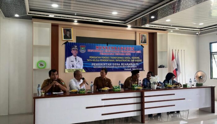Musrenbangdes Tahun Anggaran 2026 Desa Buaran Jati ” Penguatan Pondasi Transformasi Sosial ,Ekonomi, Tatakola Pemerintahan, Infrastruktur dan Ekologi