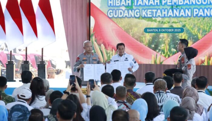 Bupati Tangerang Bersama Wapres RI, Kapolri, dan Menko Pangan Tanam Jagung di Bantar Panjang Tigaraksa