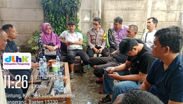 Dugaan praktik pembuangan limbah B3, DLHK Kabupaten Tangerang Terjun Langsung Kelokasi