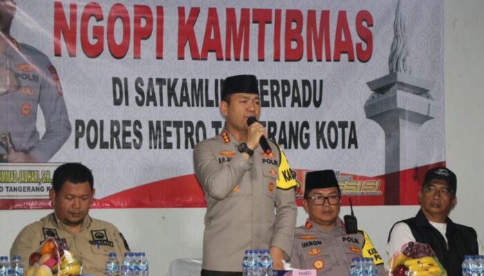 Kapolres Ajak Warga Neglasari Bersinergi Cegah Tawuran dan Narkoba