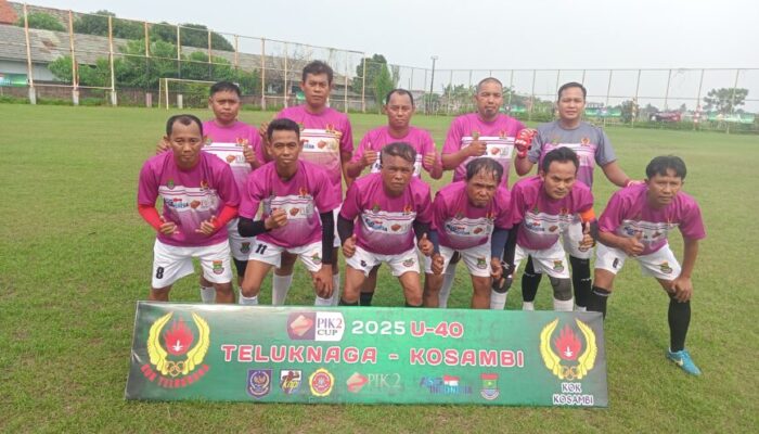 Piala U-40 Teluknaga, Tim KMT Melaju Ke Babak Final Setelah Mengalahkan KMB 1-0