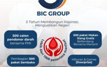 Dies Natalis Ke-5 Tahun BIC Group Berbagi Dengan Warga