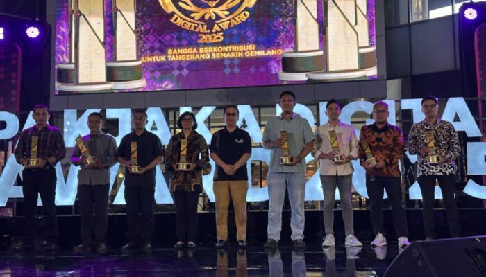 Polres Metro Tangerang Kota Diganjar Penghargaan Mitra Strategis di Pak Jaka Digital Award 2025