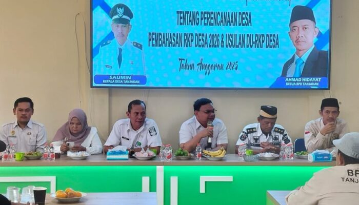 Musrenbang Desa Tanjakan, Bahas RKP dan Usulan DU-RKP Desa Tahun 2026