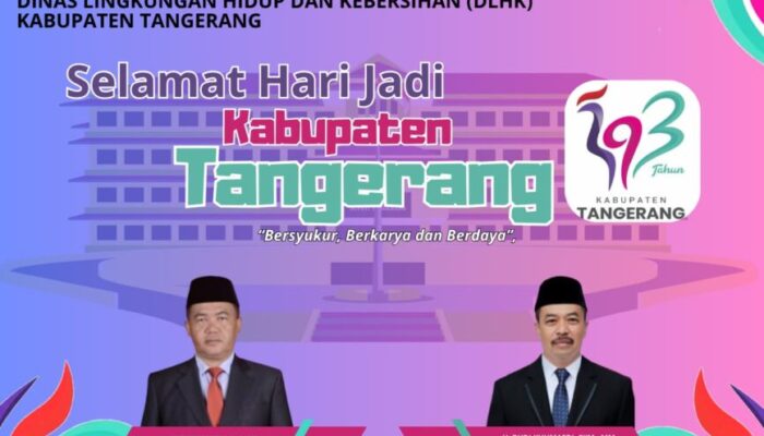 DLHK Beserta Jajaran Mengucapkan HUT Kabupaten Tangerang Ke – 393