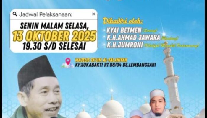 Majelis Ta’lim AL-Faliyah ” Menggelar Peringatan Maulid Nabi Muhammad SAW.”Di Suka Bakti Lembang Sari Rajeg