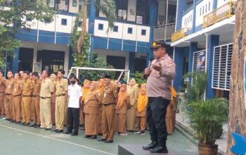 Polres Metro Tangerang Kota Edukasi Siswa SMPN 7 Tentang Bahaya Tawuran dan Narkoba