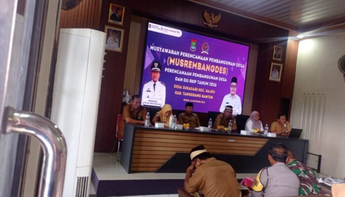 Musrenbang Desa Sukasari Tahun Anggaran 2026,Di Gelar Di Aula Kantor Desa Sukasari