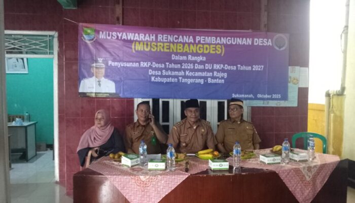 Dua Desa Di Rajeg Gelar Musrenbangdes Tahun Anggaran 2026